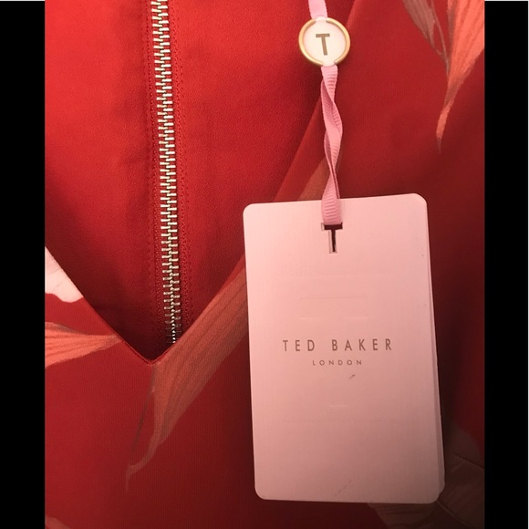 Ted Baker London ENYAA V-Neck Skater Dress - Picture 2 of 6